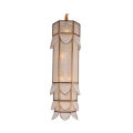 Modern Minimalist Living Room Bedroom Classic E14 Pearl Weave Gold Chandelier